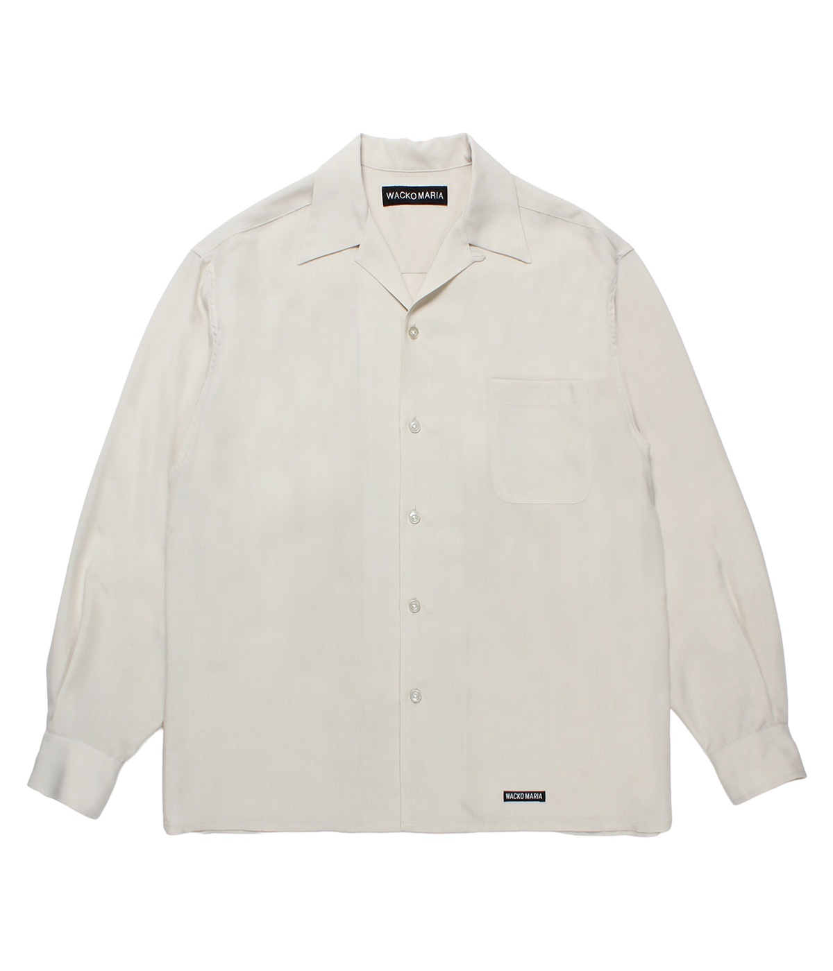 TIM LEHI / 50'S OPEN COLLAR SHIRT (TYPE-1)【IVORY】