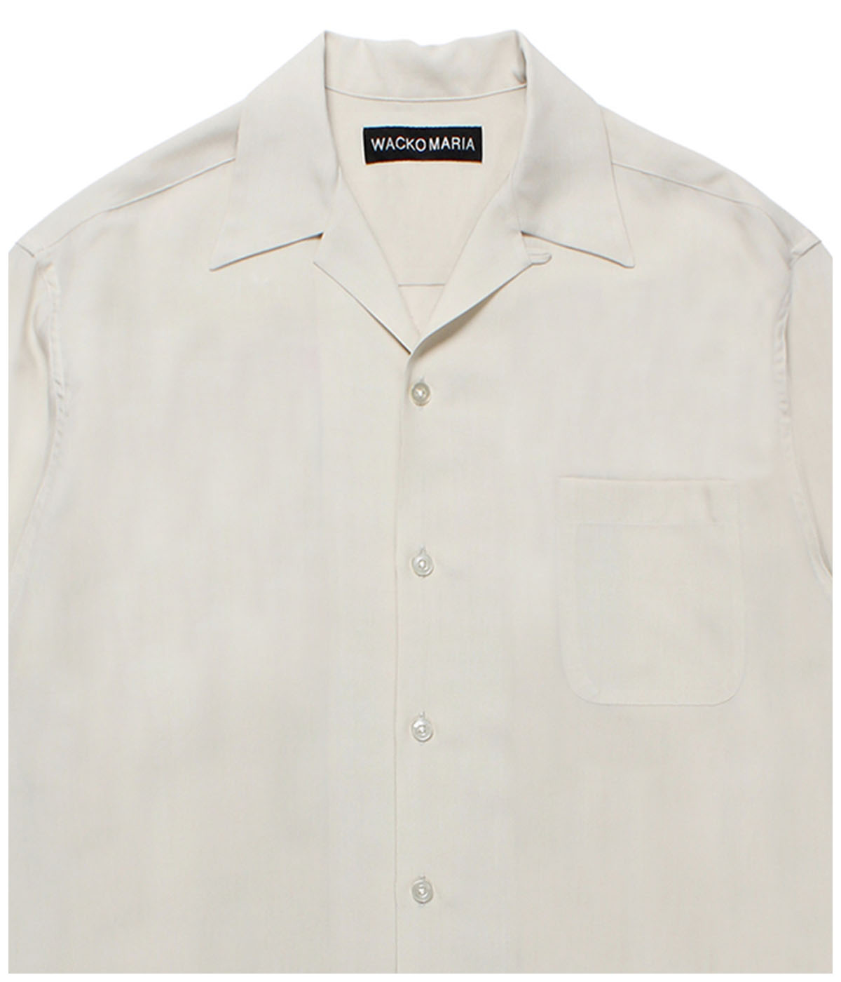 TIM LEHI / 50'S OPEN COLLAR SHIRT (TYPE-1)【IVORY】