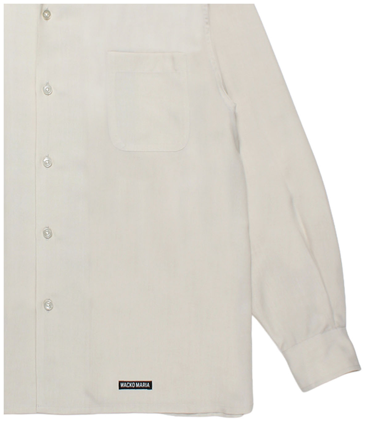 TIM LEHI / 50'S OPEN COLLAR SHIRT (TYPE-1)【IVORY】