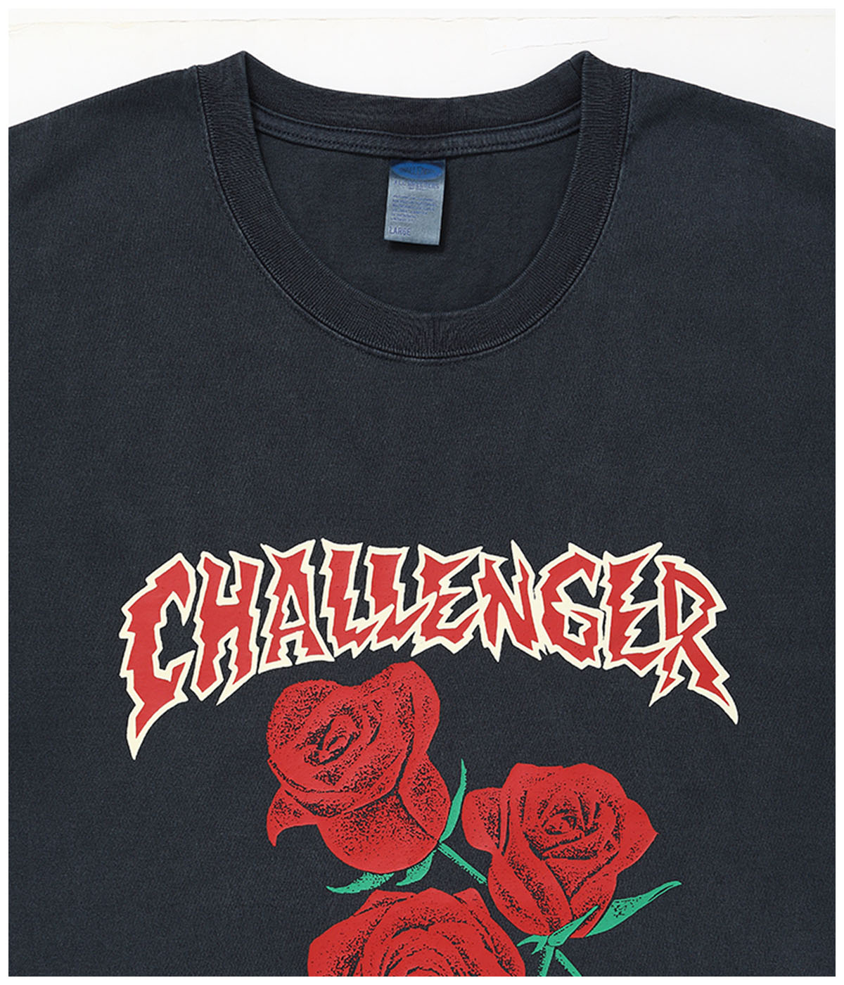 PIGMENT ROSE TEE【RED ROSE】｜CHALLENGER｜MELTING POT（正規取扱店