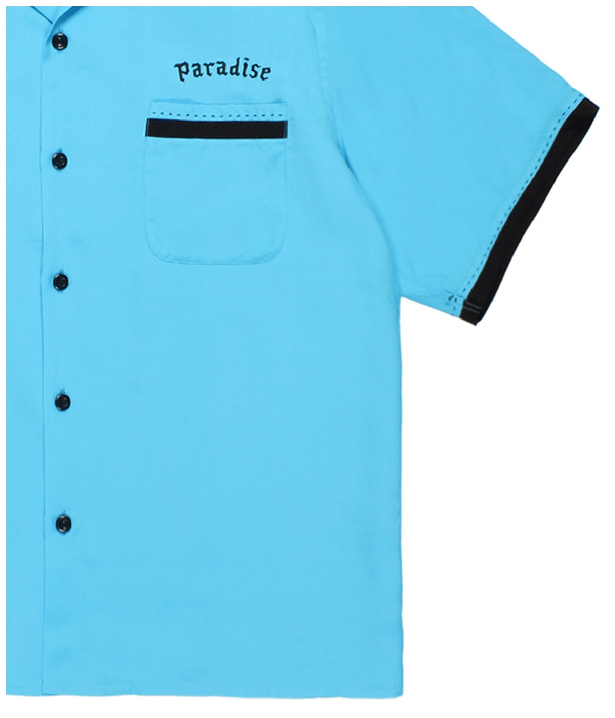 RR Mさん専用WACKO MARIA El Rocker 半袖ボウリングシャツ 50'S OPEN COLLAR SHIRT【BLUE】｜WACKO MARIA｜MELTING POT（正規取扱
