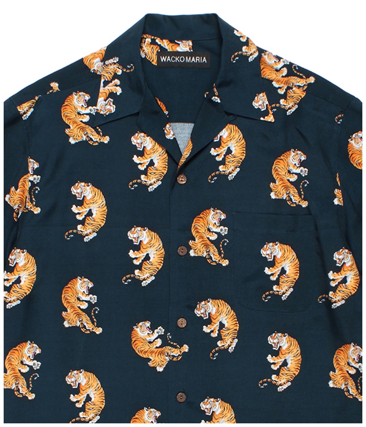 TIM LEHI / HAWAIIAN SHIRT S/S (TYPE-2)【NAVY】｜WACKO MARIA