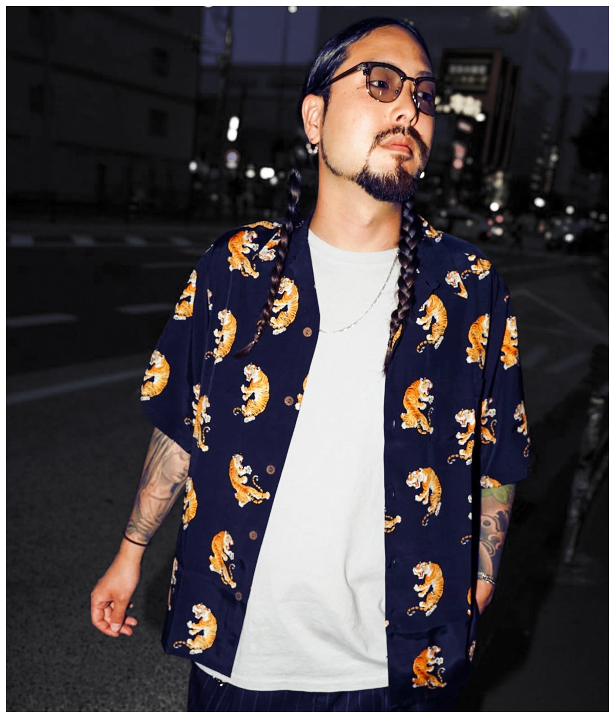 TIM LEHI / HAWAIIAN SHIRT S/S (TYPE-2)【NAVY】｜WACKO MARIA