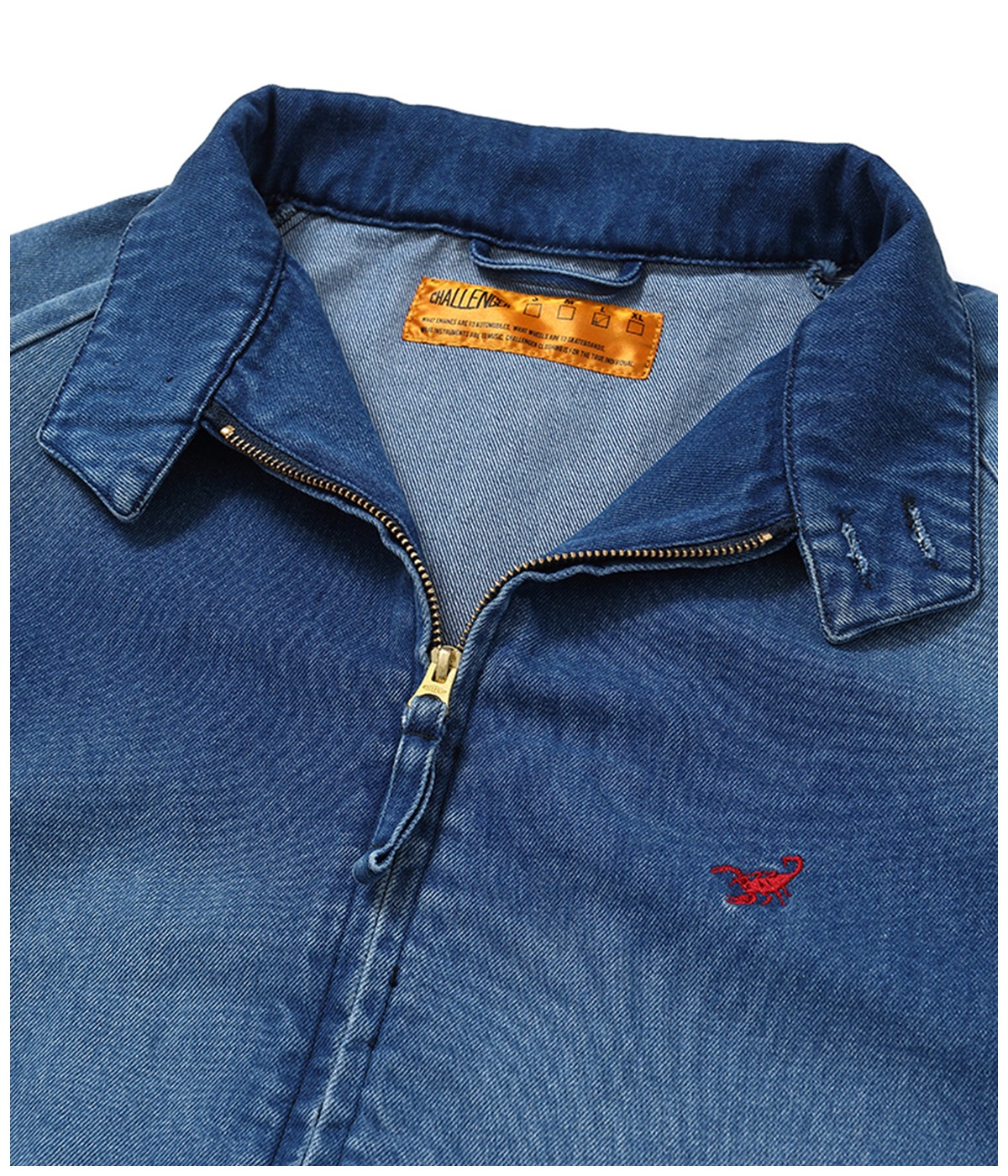 WASHED DENIM SWING TOP【WASHED INDIGO】
