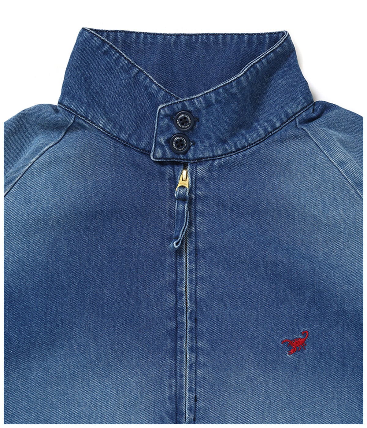 WASHED DENIM SWING TOP【WASHED INDIGO】