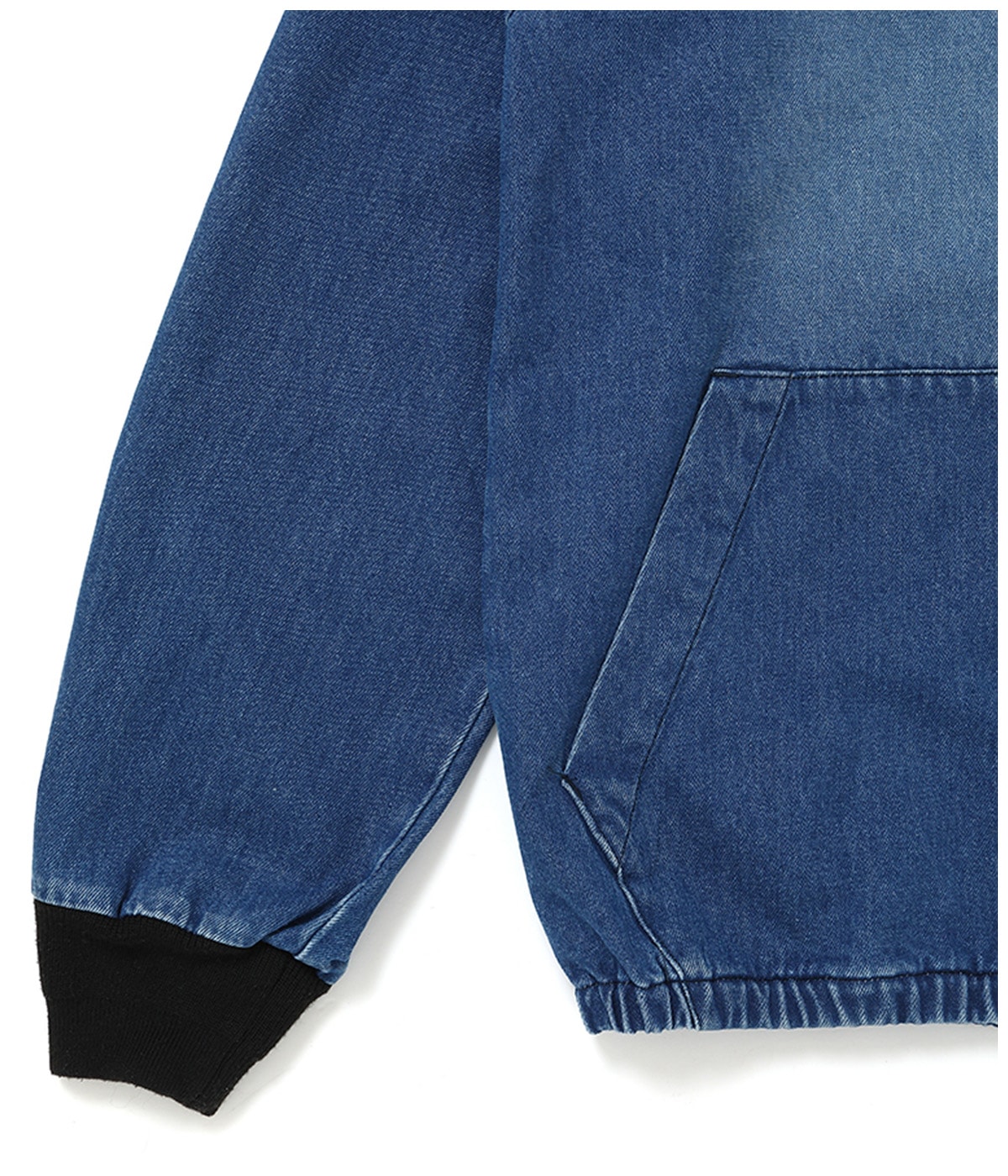 WASHED DENIM SWING TOP【WASHED INDIGO】