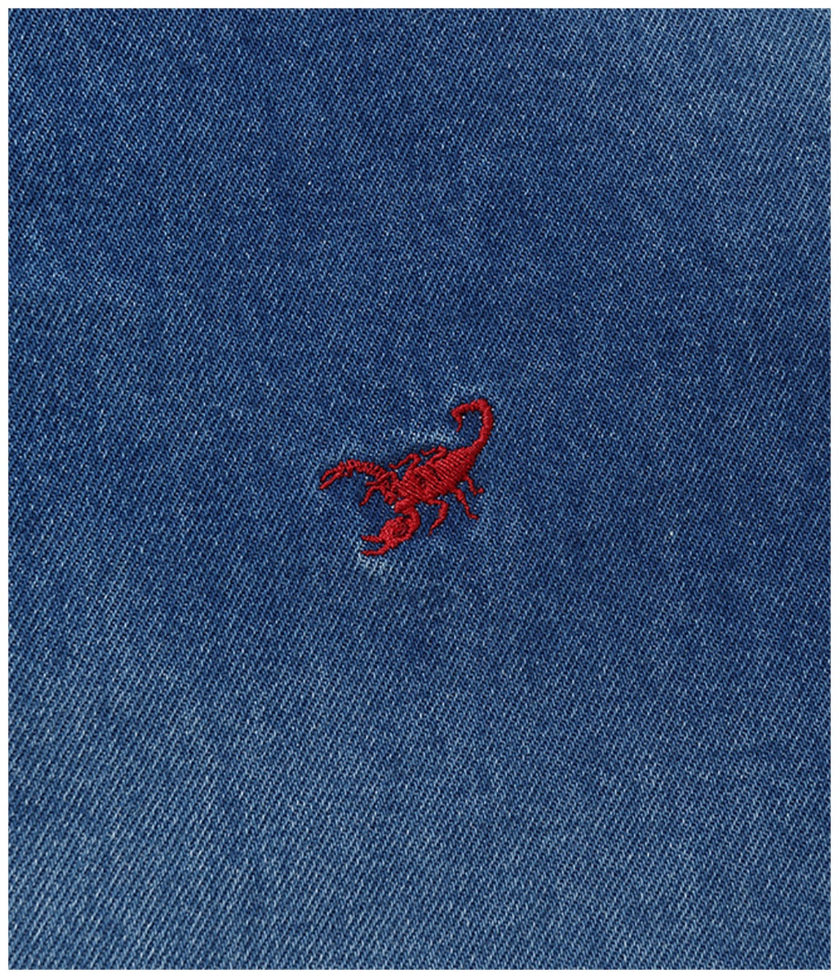 WASHED DENIM SWING TOP【WASHED INDIGO】
