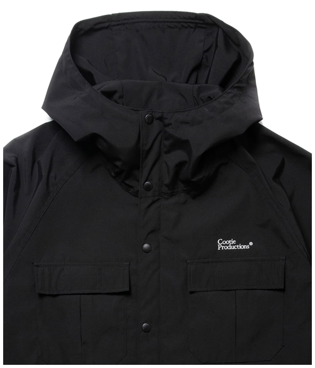 T/C Weather Hooded Shell Jacket【BLACK】｜COOTIE PRODUCTIONS
