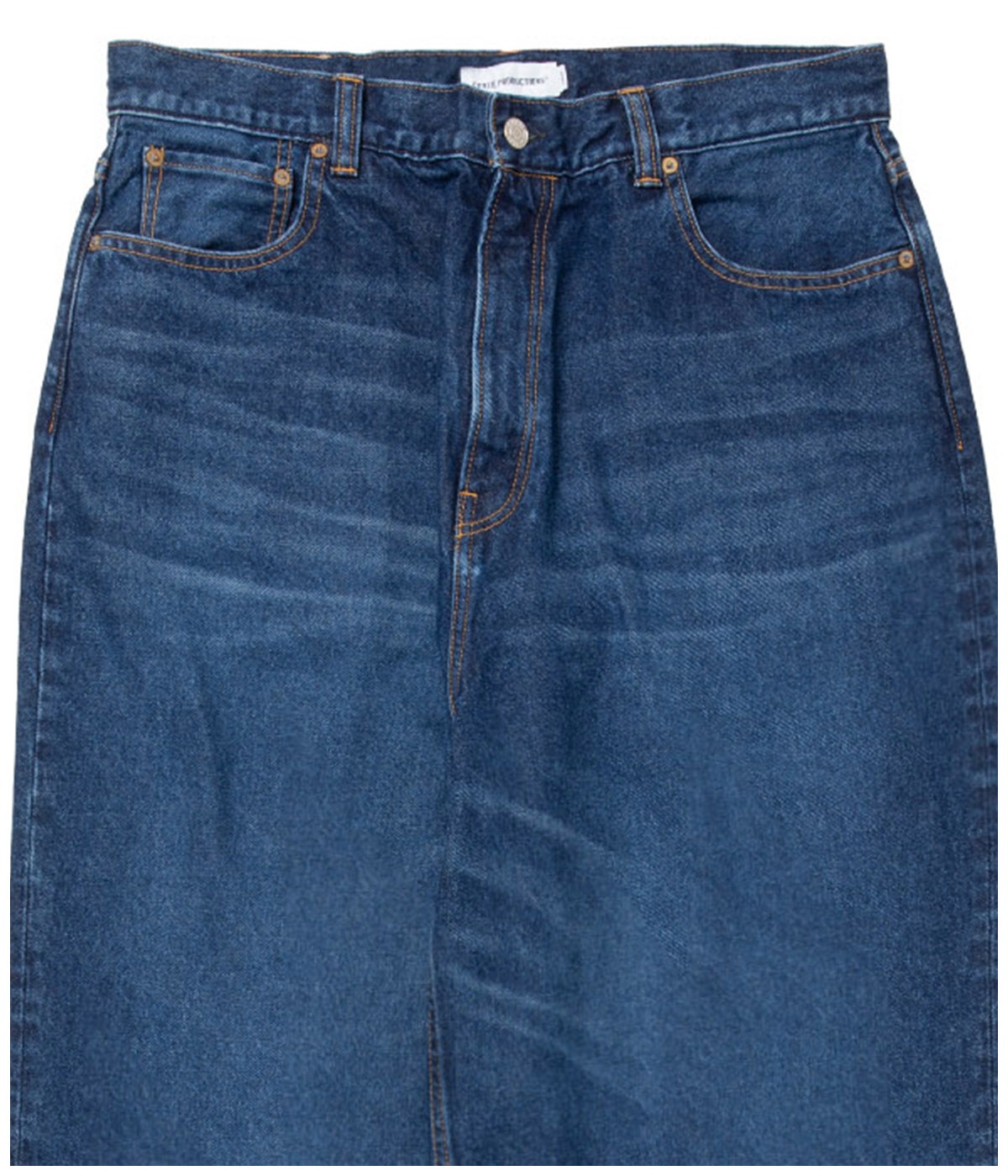 12.5oz Denim 5 Pocket Square Leg Pants【INDIGO AGING FADE】