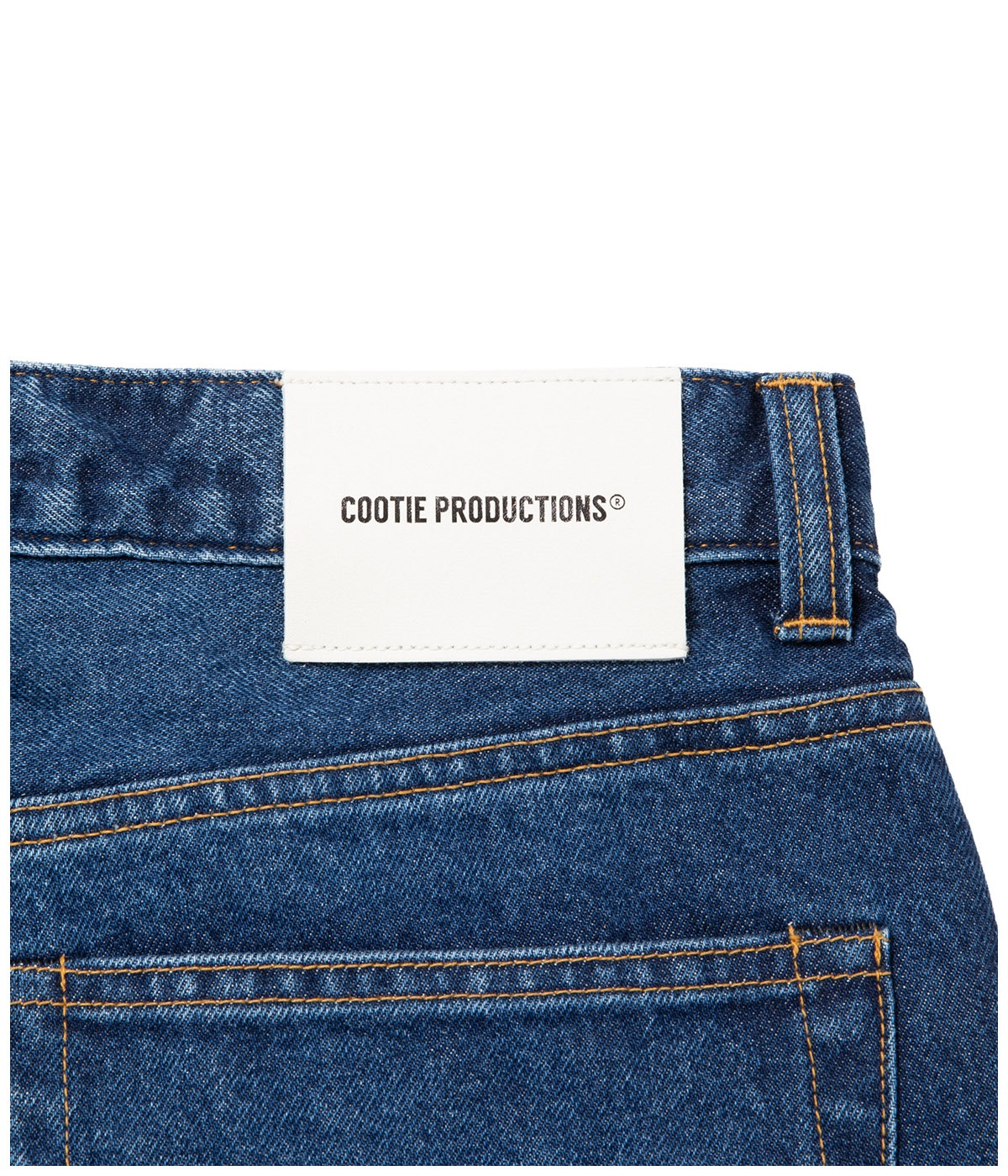 12.5oz Denim 5 Pocket Square Leg Pants【INDIGO AGING FADE】