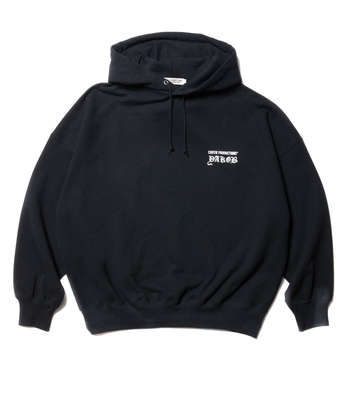 Open End Yarn Sweat Hoodie (JESUS)【BLACK】｜COOTIE PRODUCTIONS 