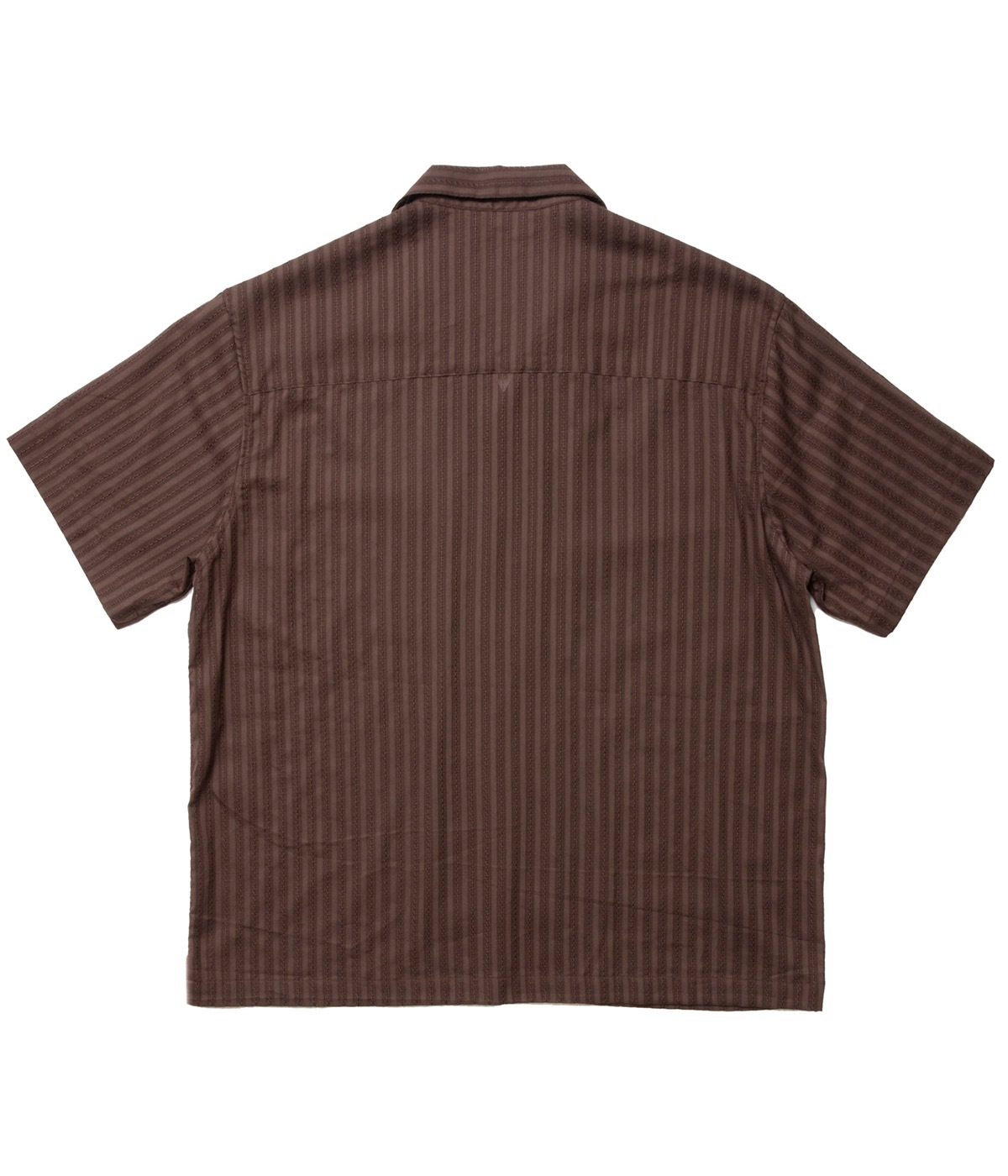 R9 STRIPE S/S SHIRT【BROWN】