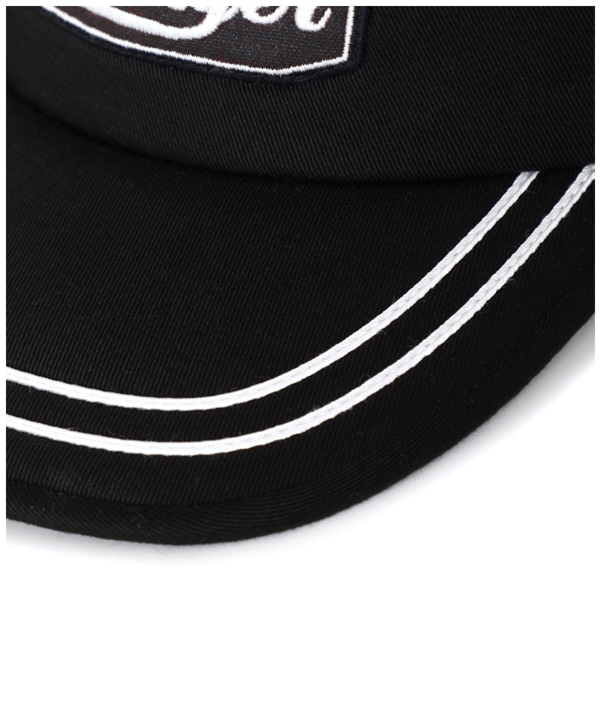 TWO TONE LOGO CAP【BLACK】