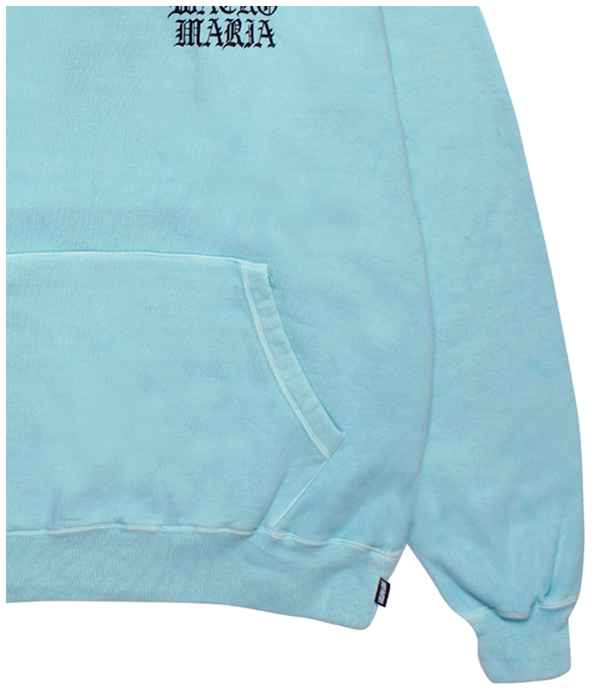 DEATH ROW RECORDS / GARMENT DYED HOODED SWEAT SHIRT【BLUE】