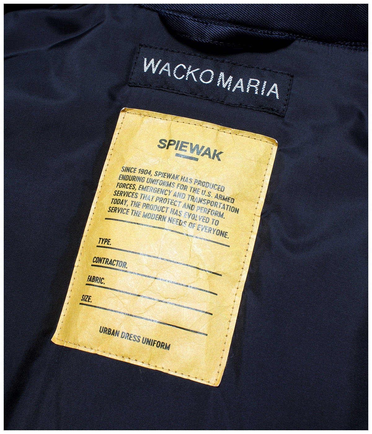 SPIEWAK / CWU-45 FLIGHT JACKET【NAVY】｜WACKO MARIA｜MELTING POT
