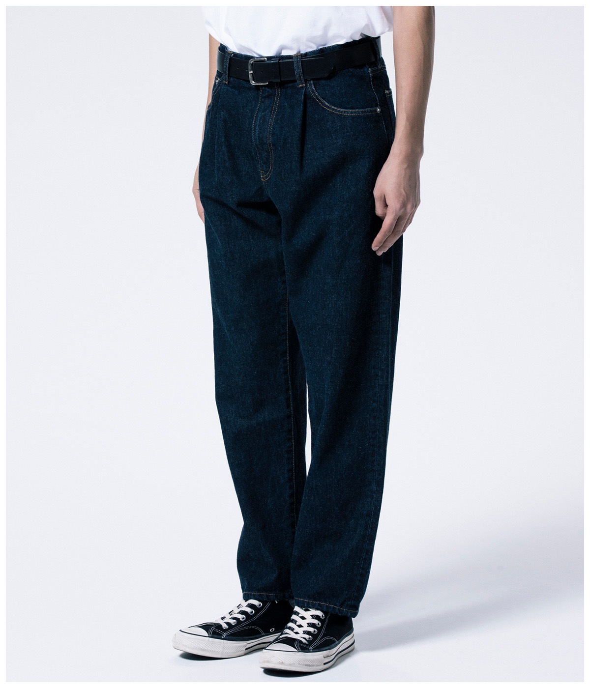 R9 TUCK DENIM PANTS【INDIGO】｜ROTTWEILER｜MELTING POT（正規取扱店