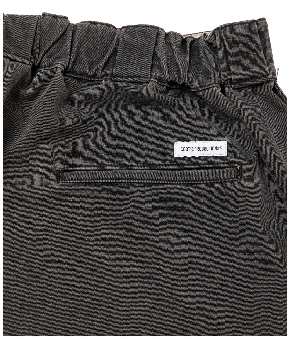 Pigment Coating T/R Twill Double Knee Work Trousers【DUSTY BLACK】