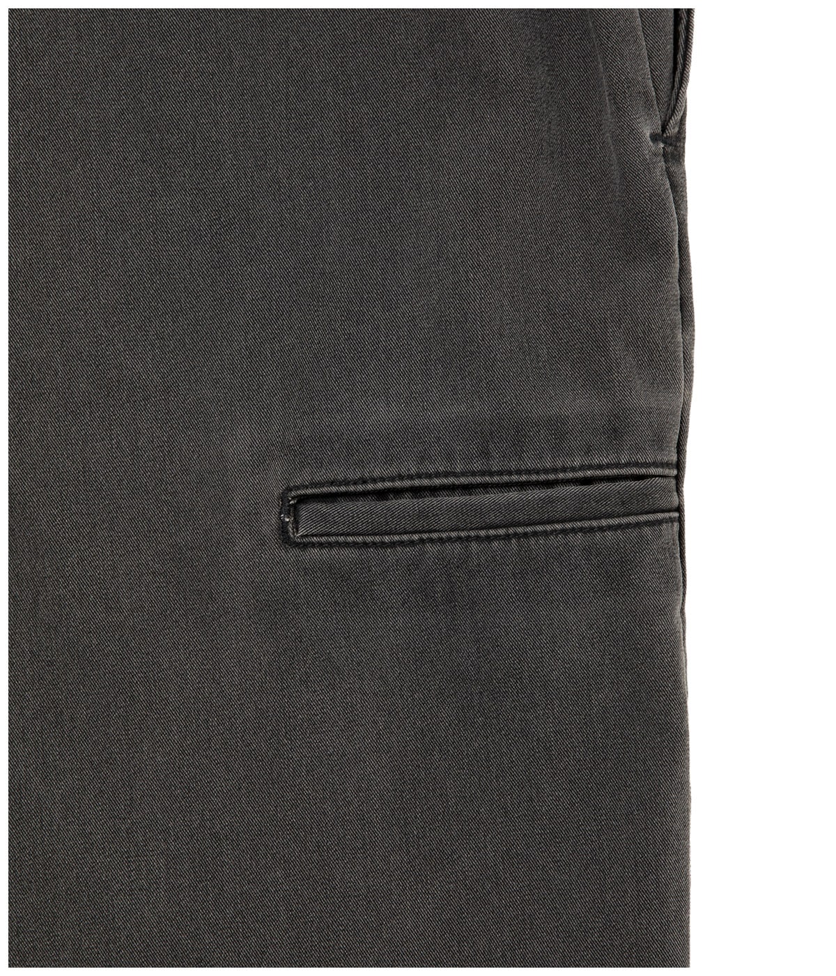 Pigment Coating T/R Twill Double Knee Work Trousers【DUSTY BLACK】