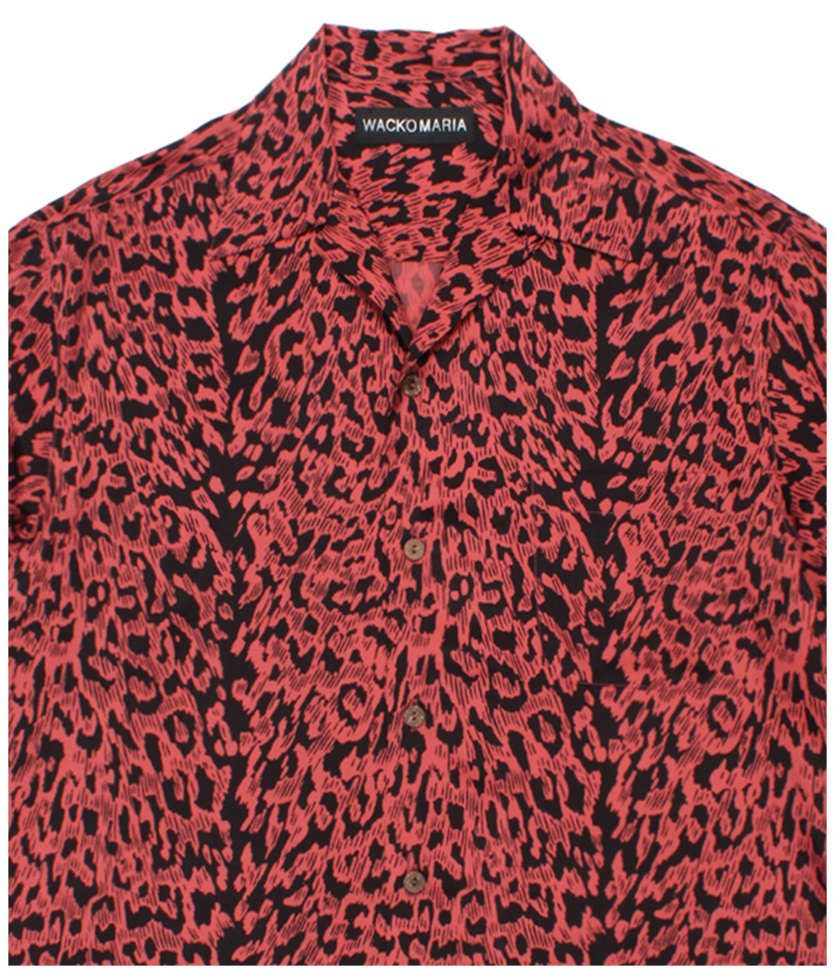 LEOPARD HAWAIIAN SHIRT (TYPE-3)【RED】|WACKO MARIA|MELTING POT LEOPARD HAWAIIAN SHIRT (TYPE-3)【RED】|WACKO MARIA|MELTING POT