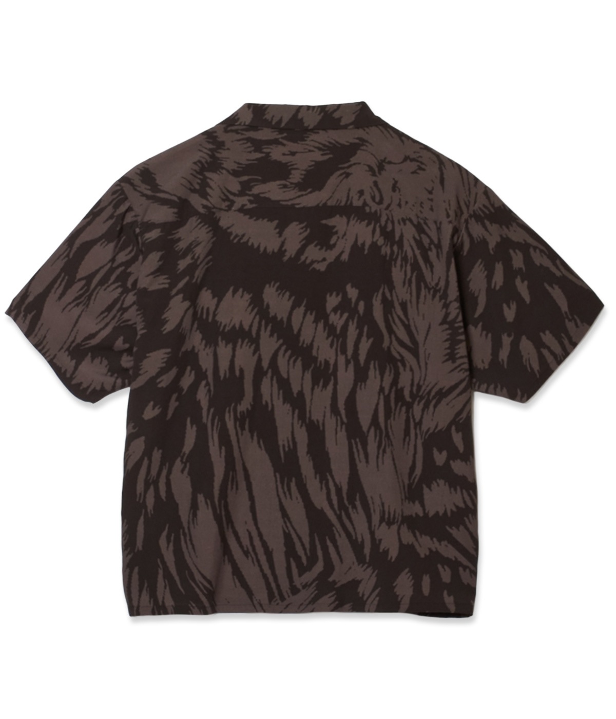 千代の富士×BUENA VISTA / wolf pattern s/s shirt【GRAY】
