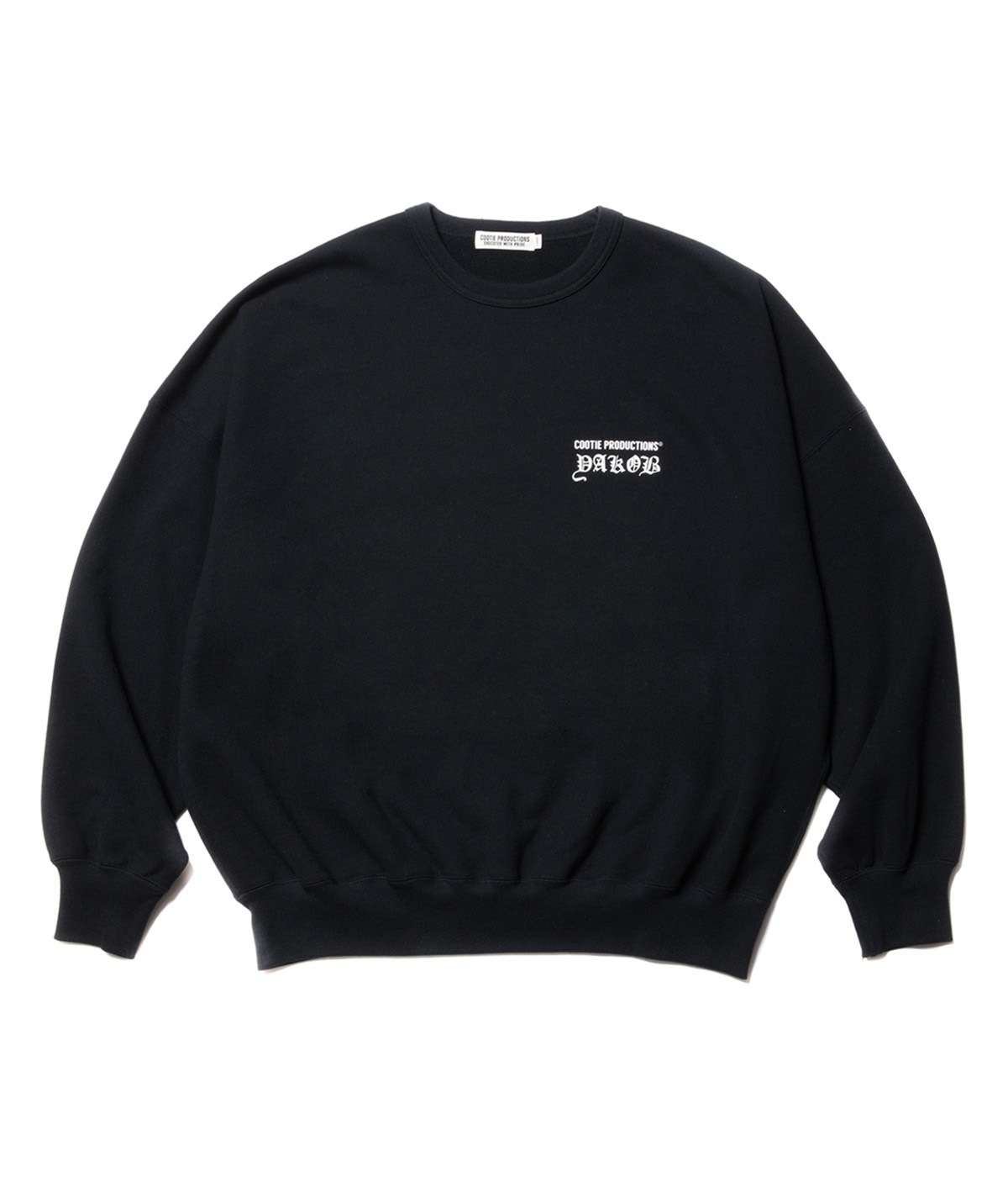 Open End Yarn Sweat Crew (MARY)【BLACK】｜COOTIE PRODUCTIONS