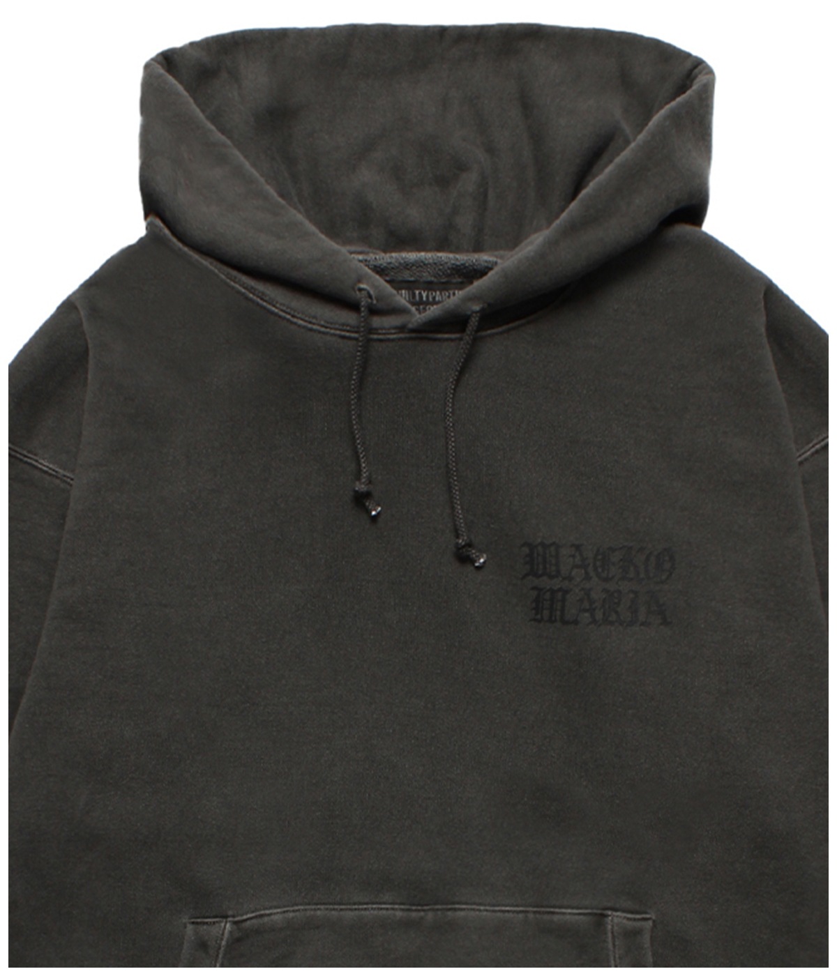 DEATH ROW RECORDS / GARMENT DYED HOODED SWEAT SHIRT【GRAY】｜WACKO