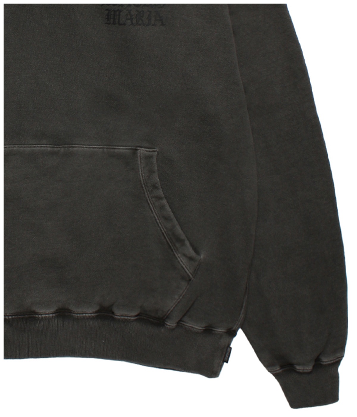 DEATH ROW RECORDS / GARMENT DYED HOODED SWEAT SHIRT【GRAY】