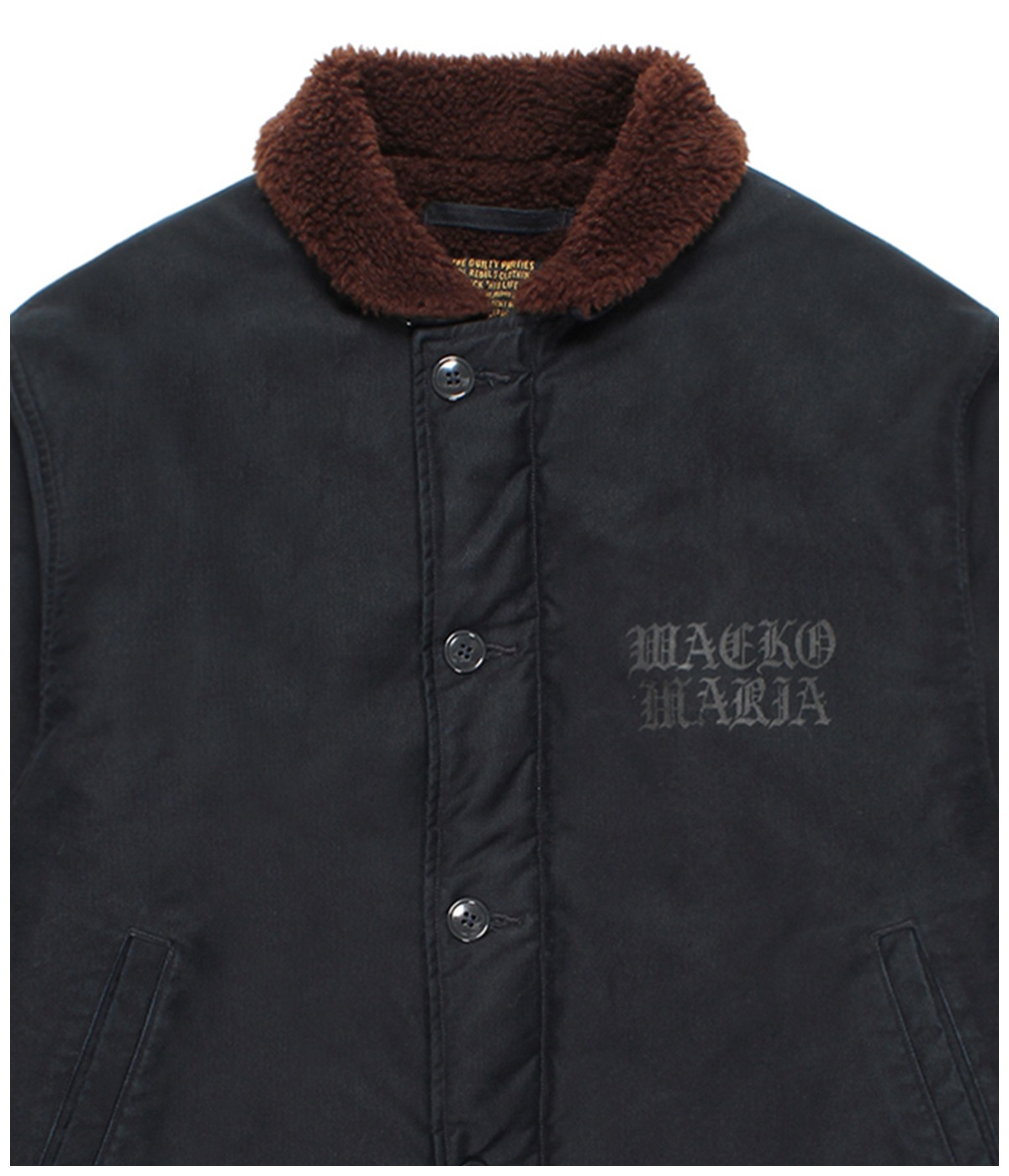 DEATH ROW RECORDS / BOA N-1 DECK JACKET【NAVY】｜WACKO MARIA