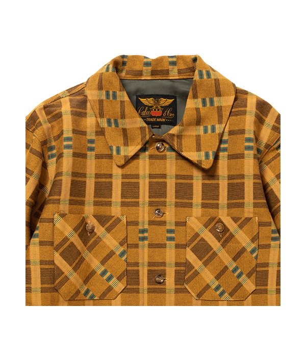 DOBBY CHECK CPO JACKET｜CALEE｜MELTING POT（正規取扱店・通販）
