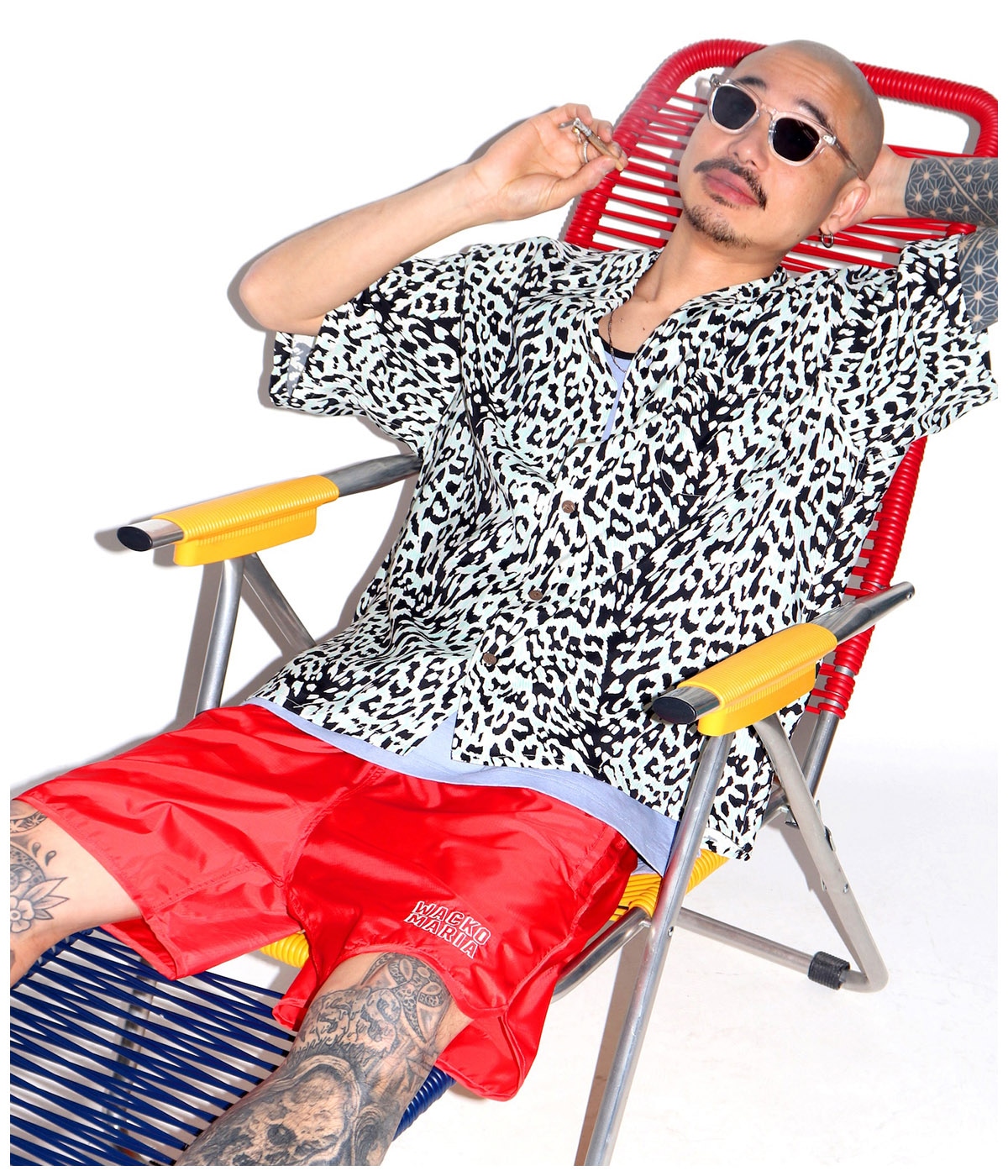 LEOPARD HAWAIIAN SHIRT (TYPE-3)【IVORY】｜WACKO MARIA｜MELTING POT