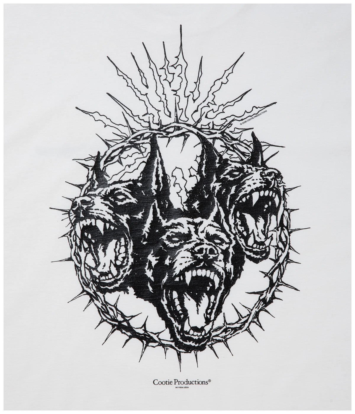 Print S/S Tee - PITBULL【WHITE】｜COOTIE PRODUCTIONS®︎｜MELTING