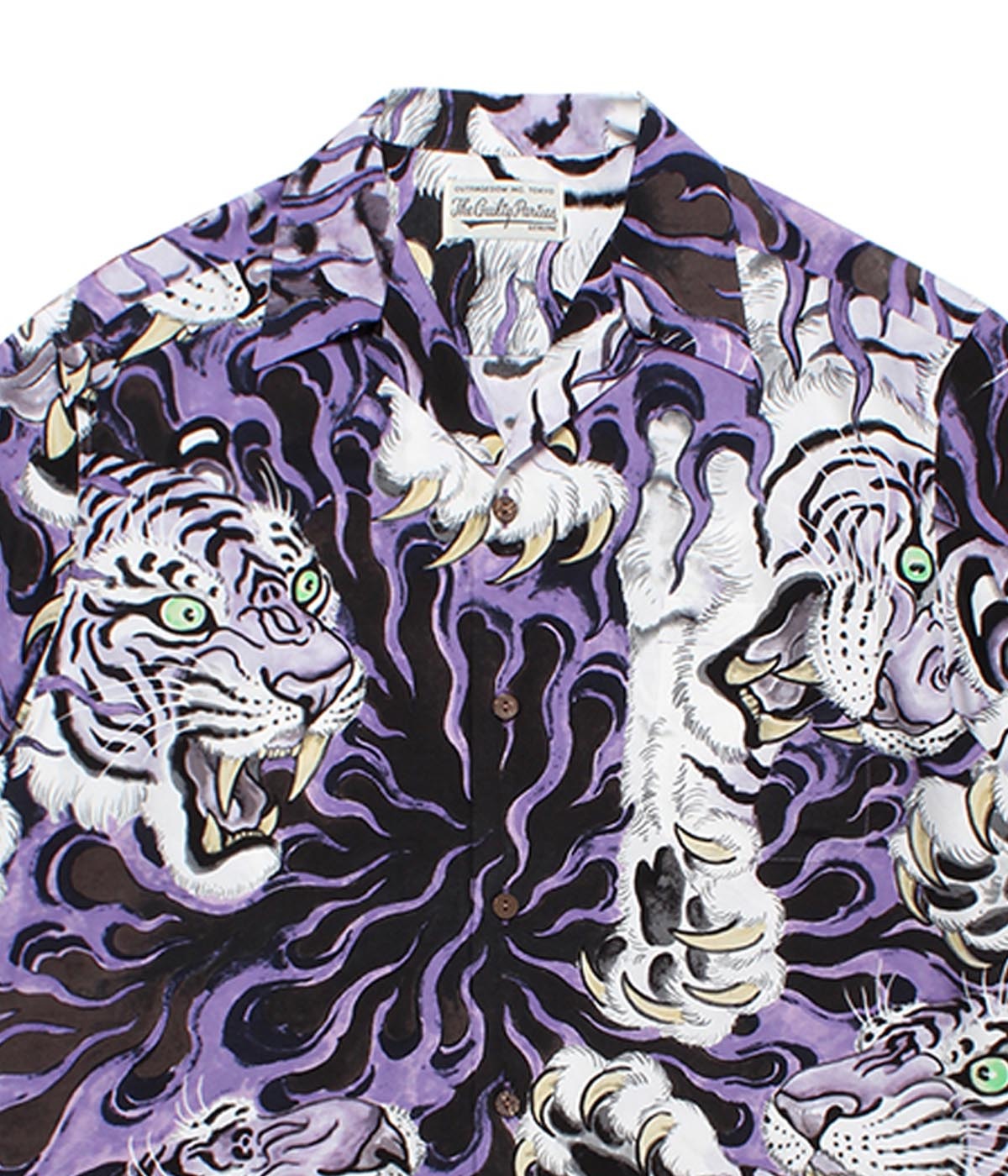 TIM LEHI / S/S HAWAIIAN SHIRT (TYPE-1)【PURPLE】