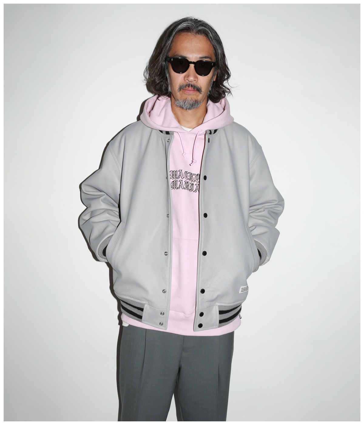 MIDDLE WEIGHT PULLOVER HOODED SWEAT SHIRT (TYPE-2)【PINK】｜WACKO 
