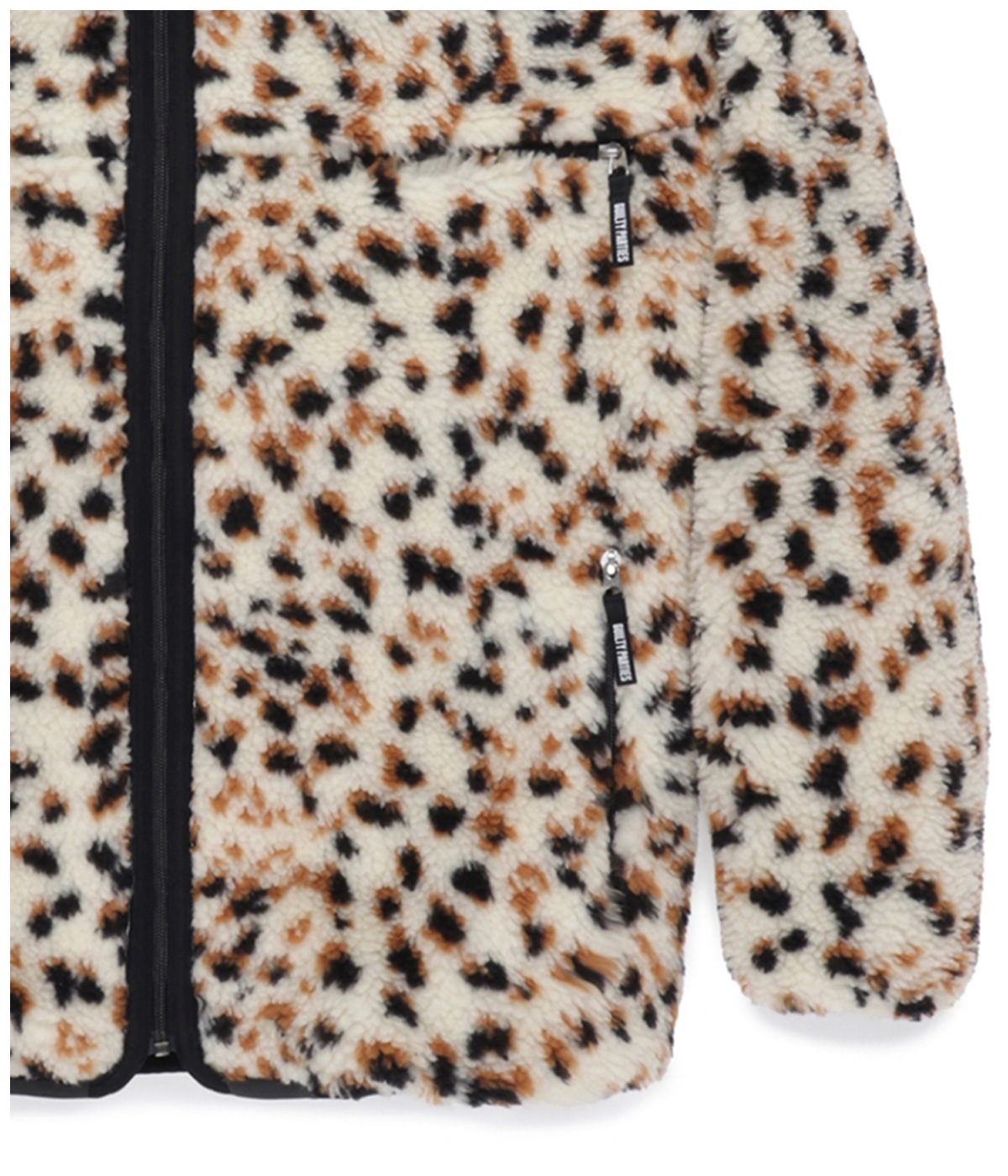 REVERSIBLE LEOPARD BOA FLEECE JACKET【WHITE】｜WACKO MARIA
