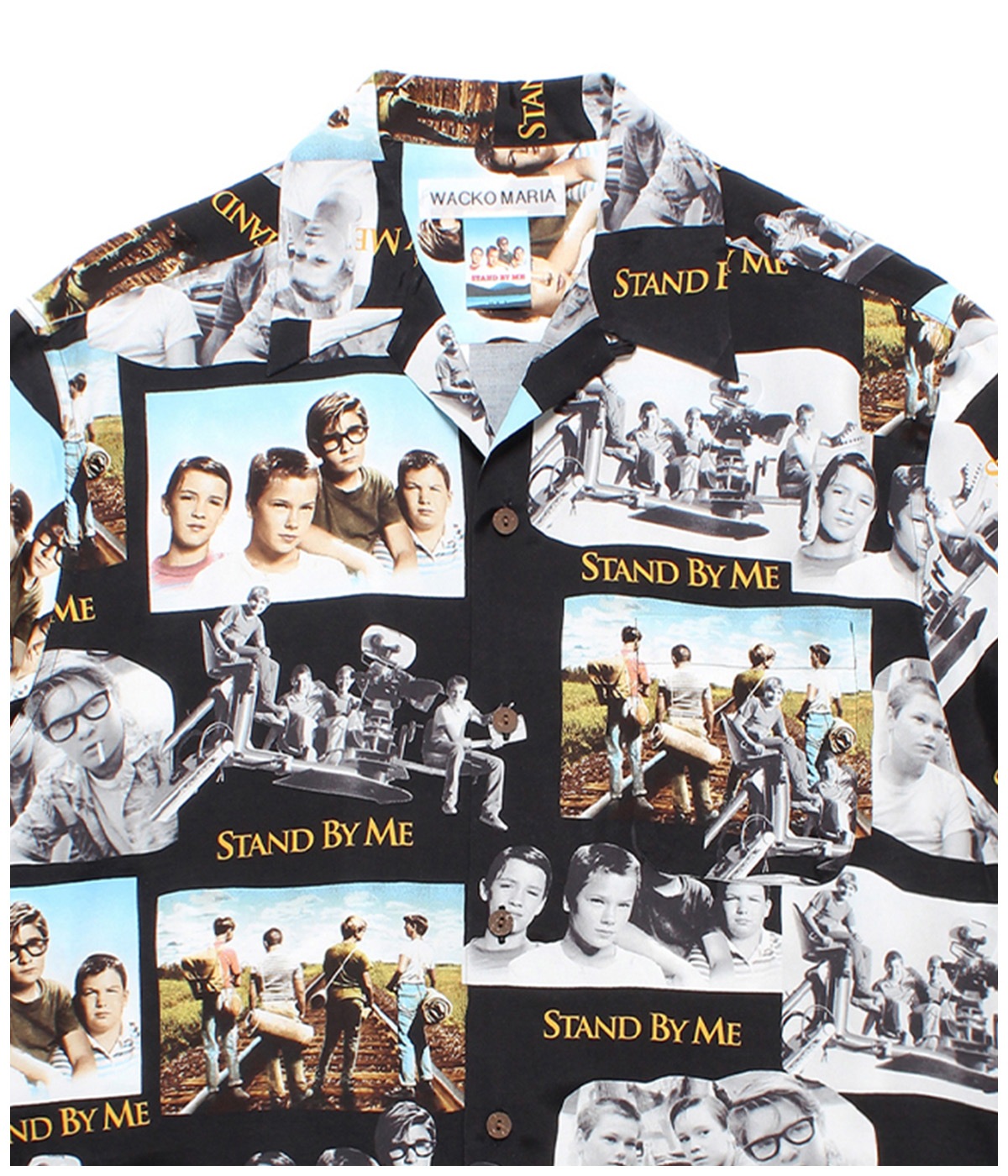 STAND BY ME / HAWAIIAN SHIRT【BLACK】