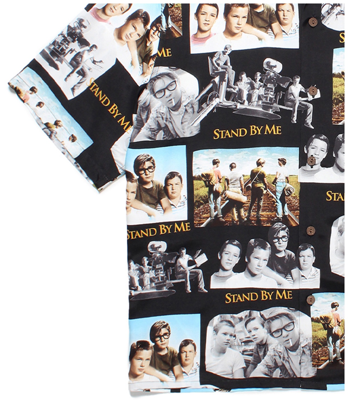 STAND BY ME / HAWAIIAN SHIRT【BLACK】