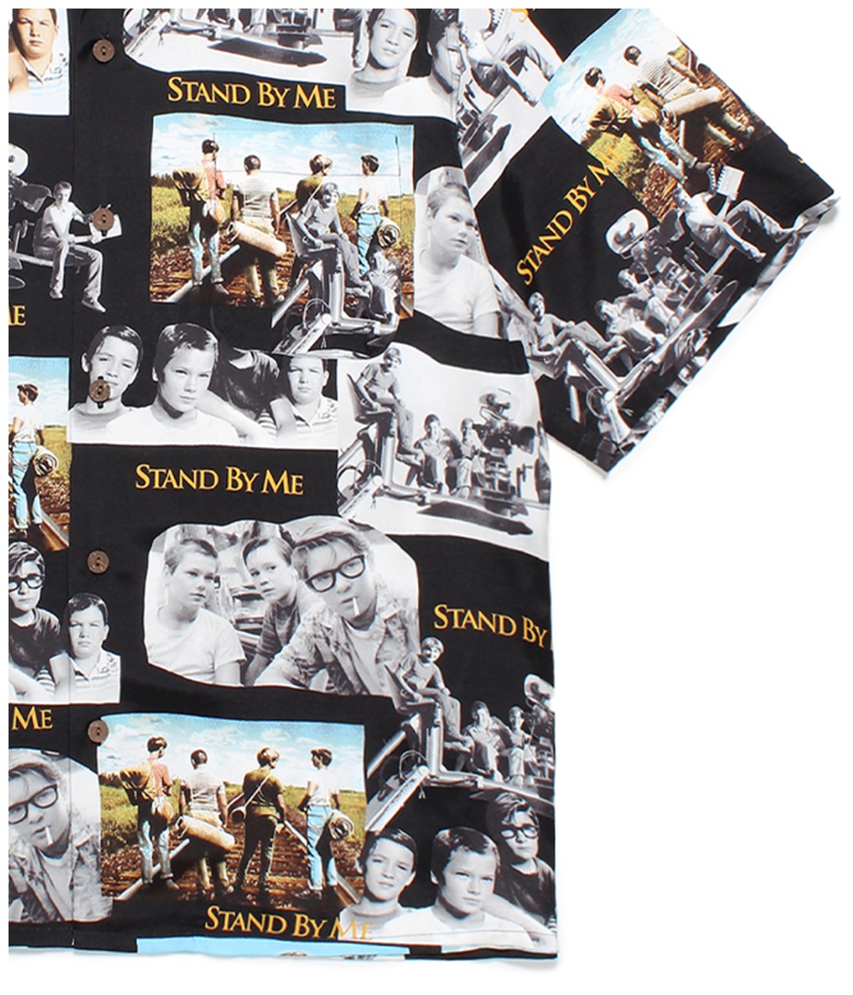 STAND BY ME / HAWAIIAN SHIRT【BLACK】