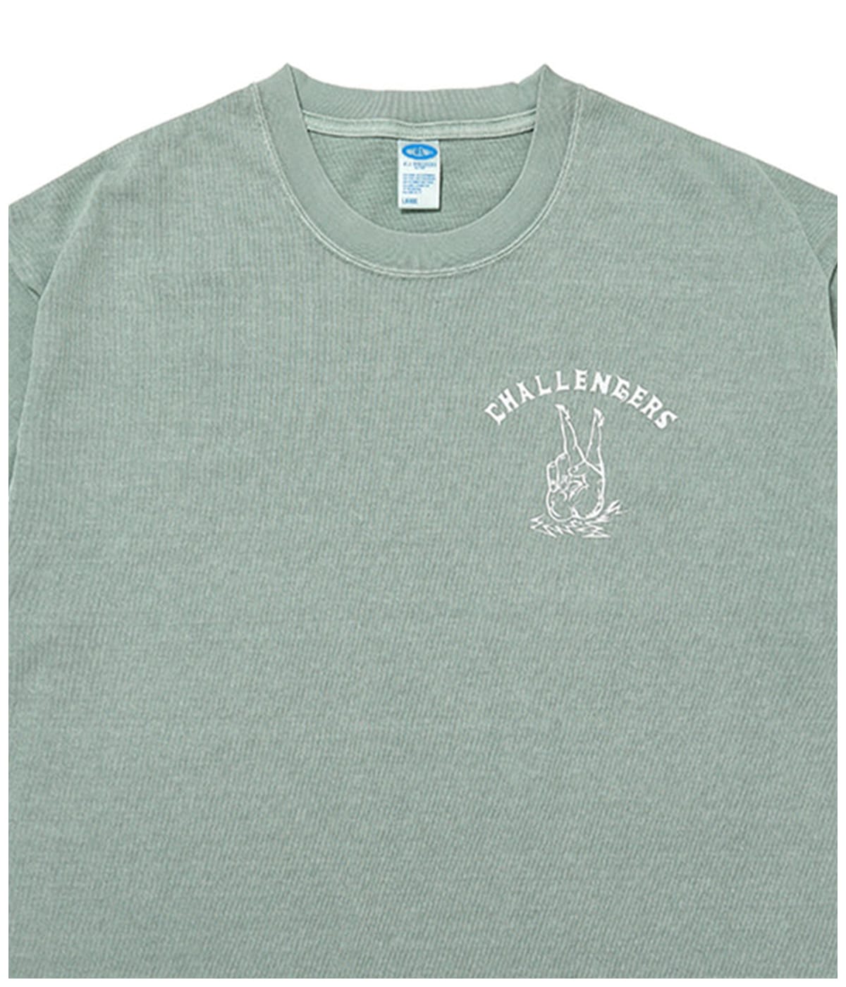 PIGMENT PEACE TEE【MINT】｜CHALLENGER｜MELTING POT（正規取扱