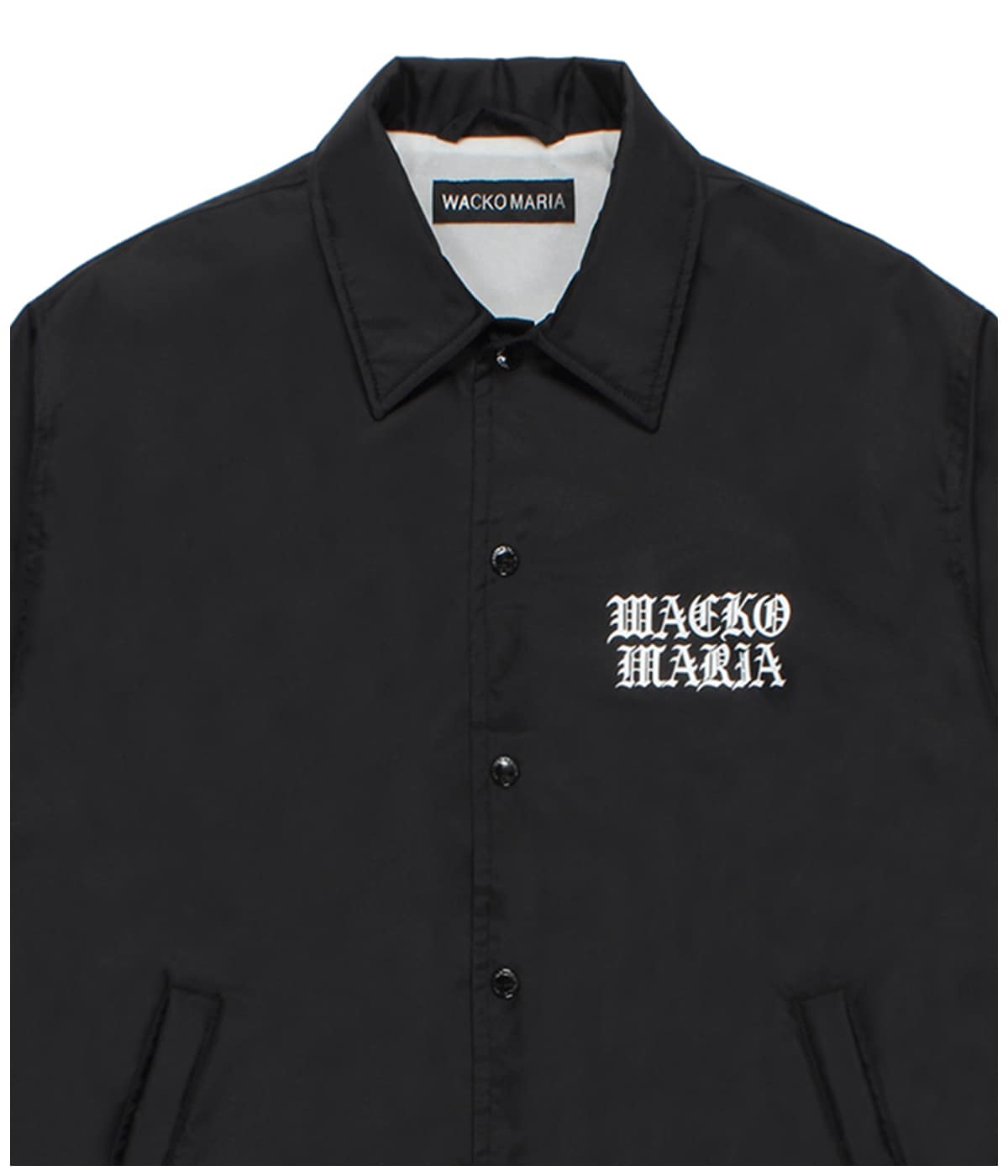 希少　DEATH ROW RECORDS ナイロンコーチジャケット TIGHT / DEATH ROW RECORDS / COACH JACKET（BLACK）