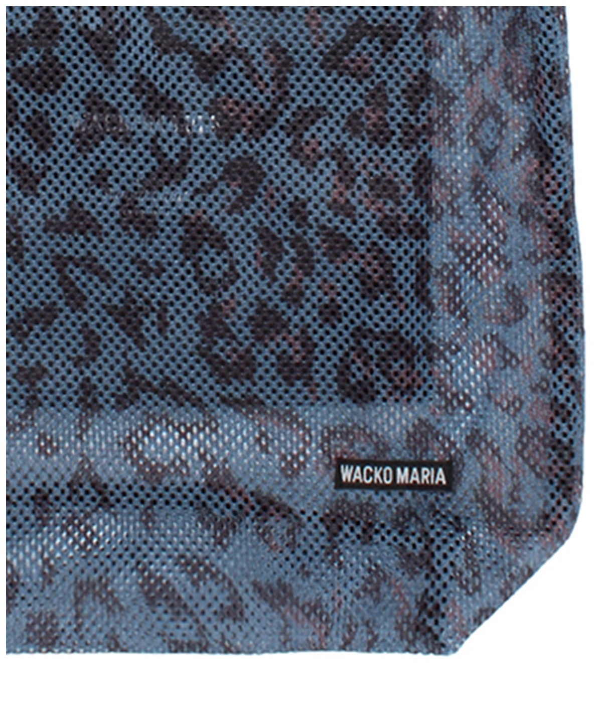 WACKO MARIA SPEAK EASY LEOPARD NAVY キムタク SPEAK EASY / LEOPARD MESH SHOULDER BAG【NAVY】｜WACKO MARIA