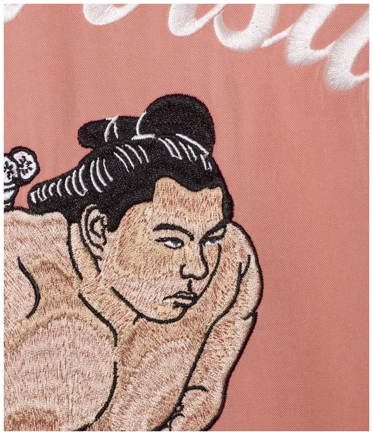 千代の富士×BUENA VISTA / El wolf solitario s/s shirt【PINK】
