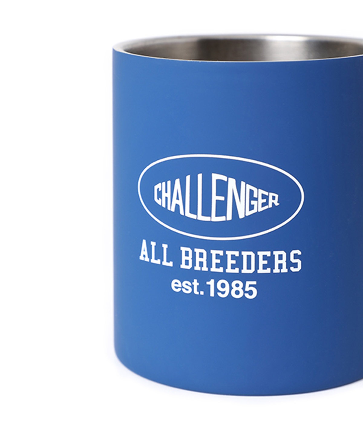 LOGO FILED MUG CUP【BLUE】｜CHALLENGER｜MELTING POT（正規取扱店