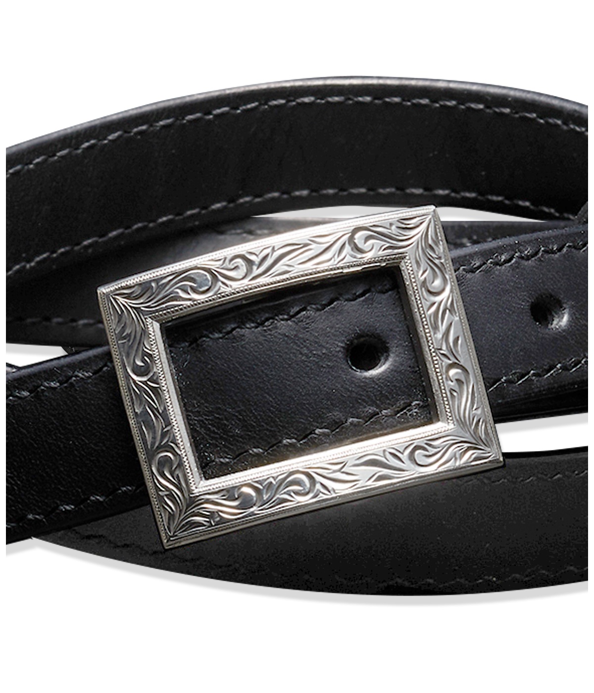 Leather Pin Buckle Belt【BLACK】