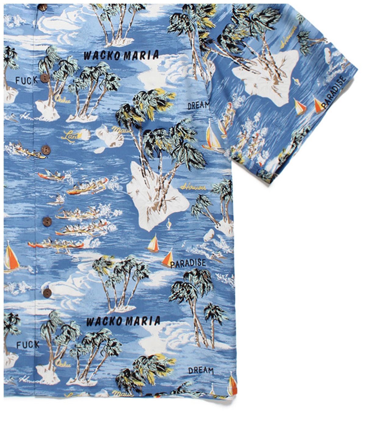 HAWAIIAN SHIRT【BLUE】