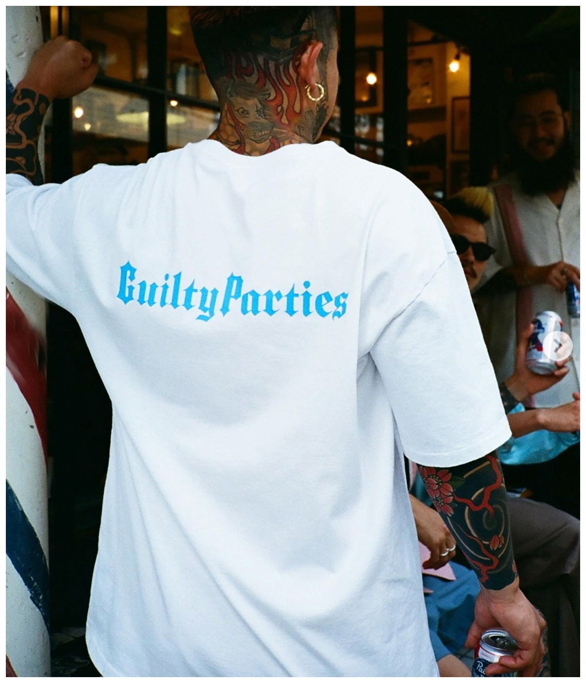 MR BROTHERS CUT CLUB / WASHED HEAVY WEIGHT T-SHIRT【WHITE】｜WACKO