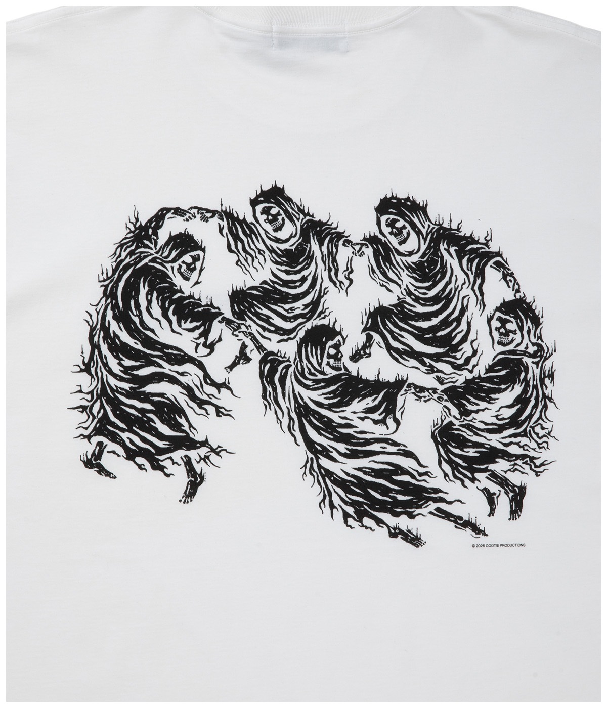 Print S/S Tee - DANCE【WHITE】