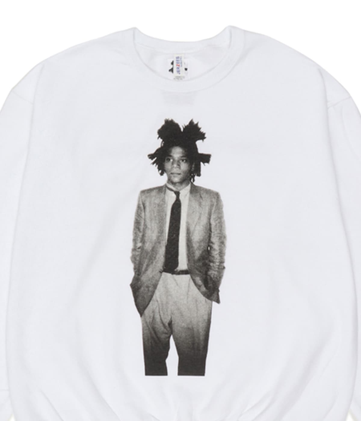 JEAN-MICHEL BASQUIAT / CREW NECK SWEAT SHIRT【WHITE】