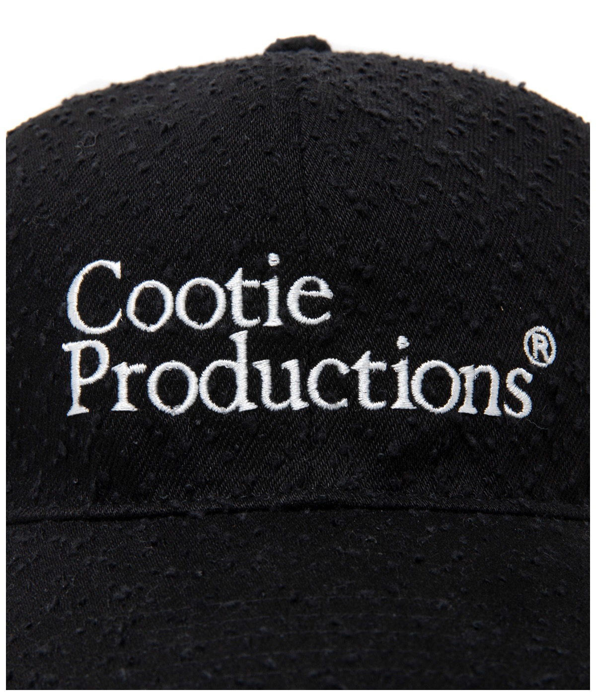 帽子 COOTIE Needle Punch Twill 6 Panel Cap Needle Punch Twill 6 Panel Cap【BLACK】｜COOTIE PRODUCTIONS