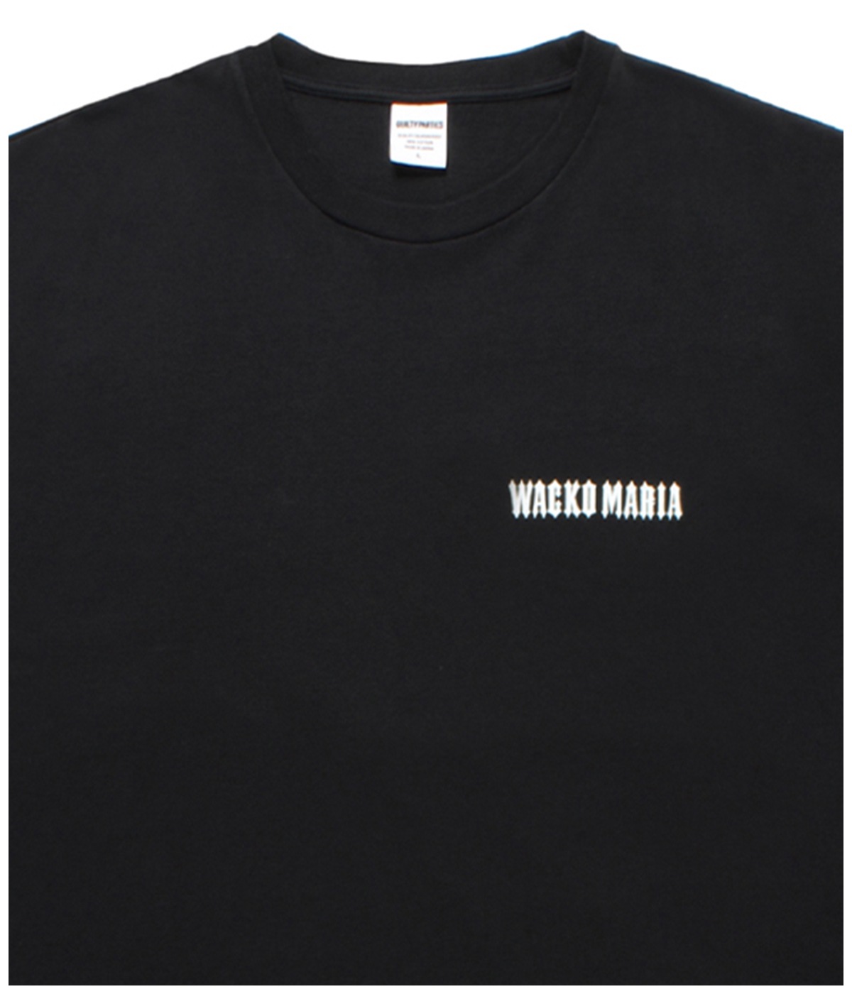 TIM LEHI / WASHED HEAVY WEIGHT T-SHIRT (TYPE-8)【BLACK】