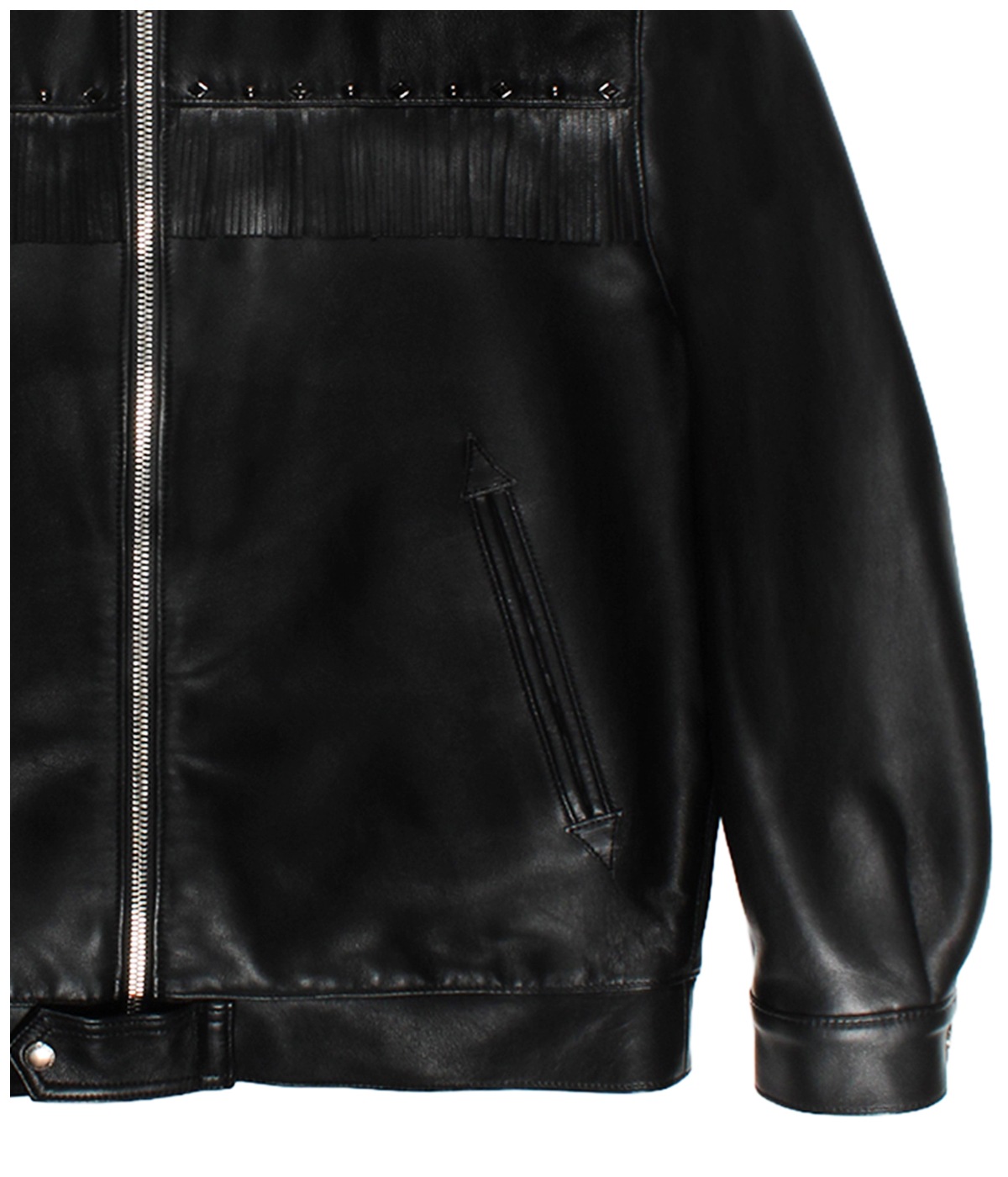 WOLF'S HEAD / LETAHER SINGLE COWBOY RAIDERS JACKET【BLACK】｜WACKO